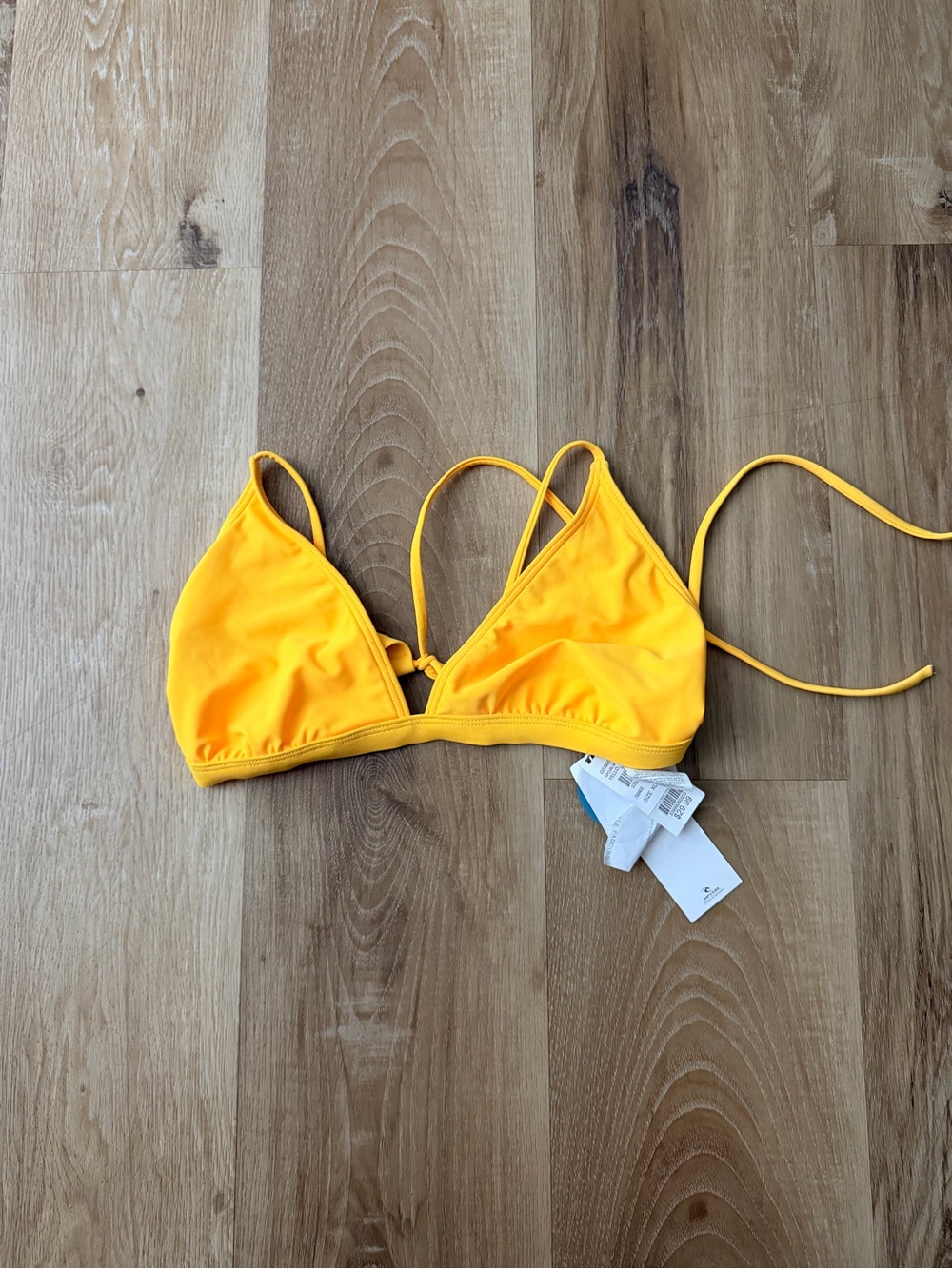 Rip Curl Yellow Triangle Swim Top